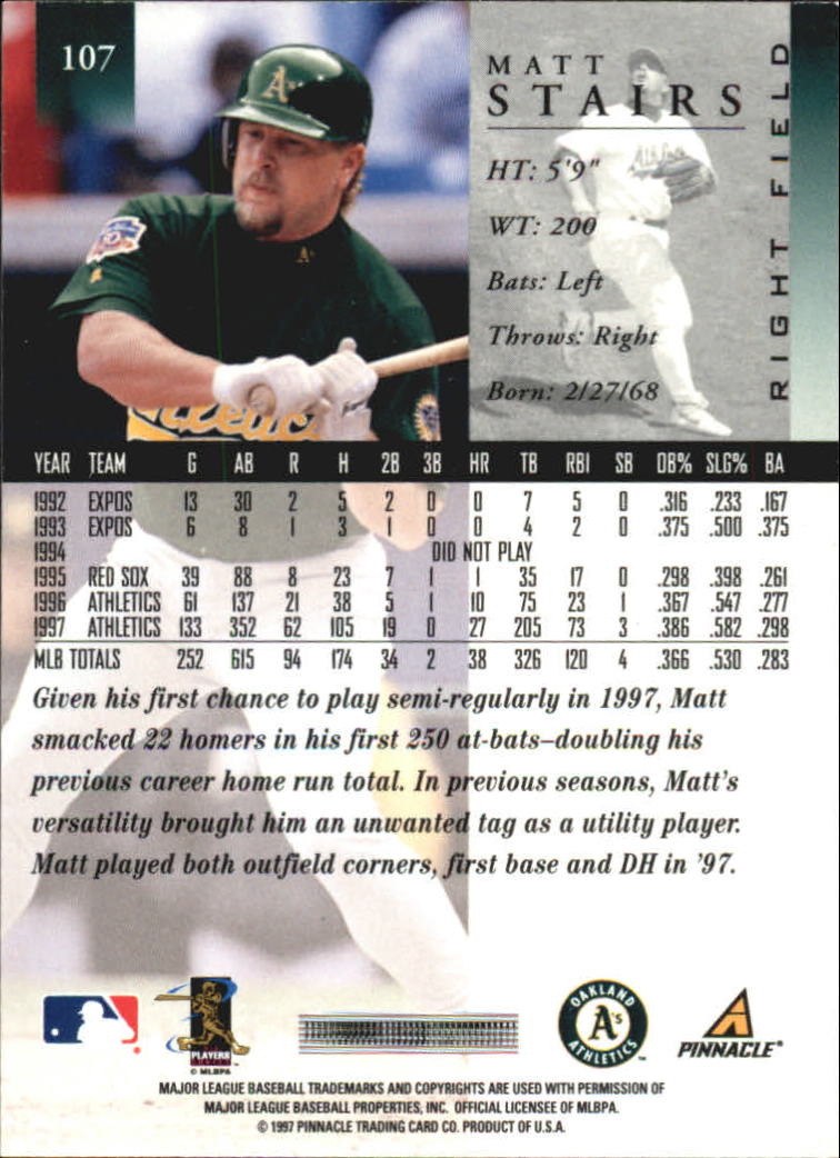 A7141- 1998 Pinnacle Baseball Cards 1-200 +Rookies -You Pick- 15+ FREE US SHIP - Picture 175 of 331