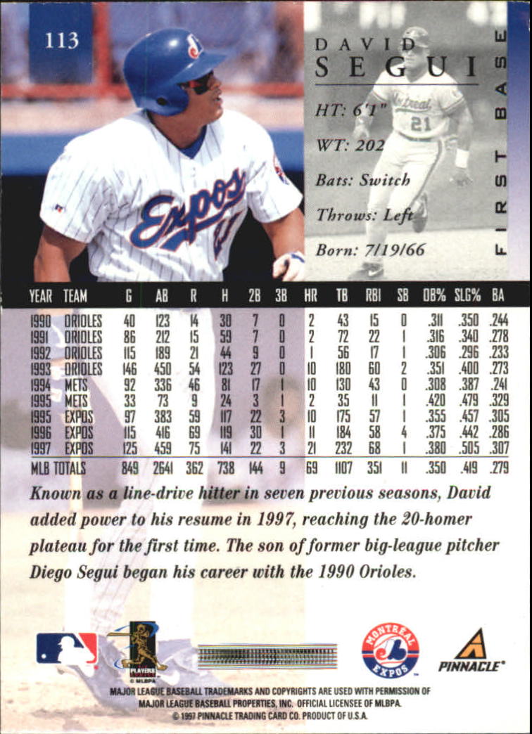A7141- 1998 Pinnacle Baseball Cards 1-200 +Rookies -You Pick- 15+ FREE US SHIP - Picture 185 of 331