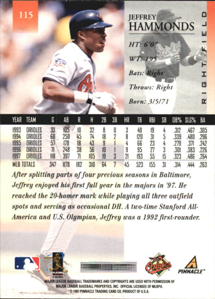 A7141- 1998 Pinnacle Baseball Cards 1-200 +Rookies -You Pick- 15+ FREE US SHIP - Picture 189 of 331