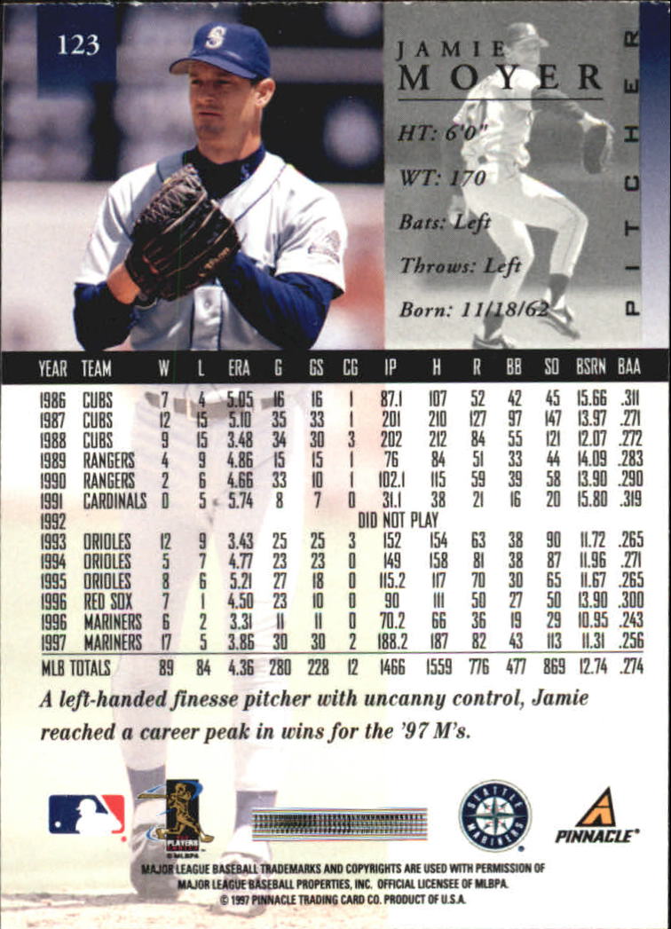 A7141- 1998 Pinnacle Baseball Cards 1-200 +Rookies -You Pick- 15+ FREE US SHIP - Picture 205 of 331