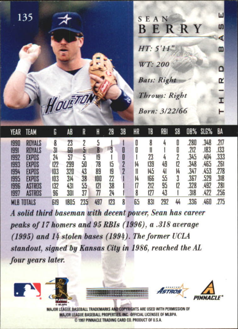 A7141- 1998 Pinnacle Baseball Cards 1-200 +Rookies -You Pick- 15+ FREE US SHIP - Picture 221 of 331
