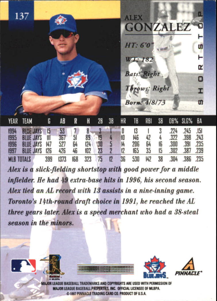 A7141- 1998 Pinnacle Baseball Cards 1-200 +Rookies -You Pick- 15+ FREE US SHIP - Picture 225 of 331