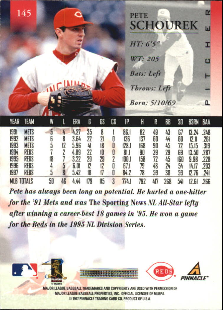 A7141- 1998 Pinnacle Baseball Cards 1-200 +Rookies -You Pick- 15+ FREE US SHIP - Picture 237 of 331