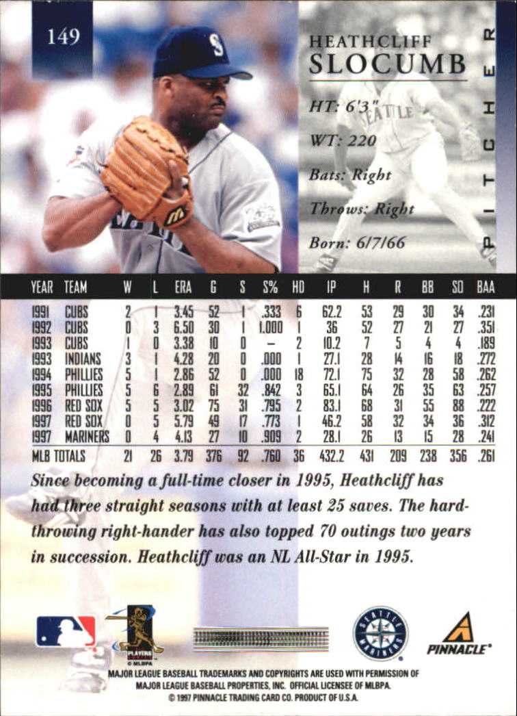 A7141- 1998 Pinnacle Baseball Cards 1-200 +Rookies -You Pick- 15+ FREE US SHIP - Picture 243 of 331