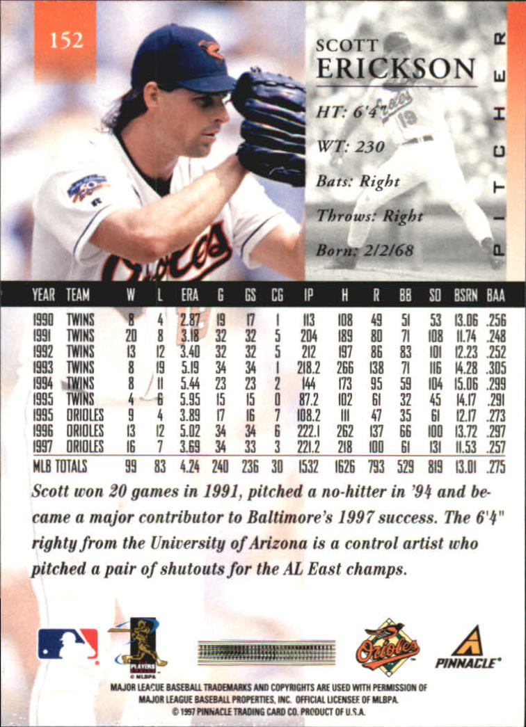 A7141- 1998 Pinnacle Baseball Cards 1-200 +Rookies -You Pick- 15+ FREE US SHIP - Picture 249 of 331