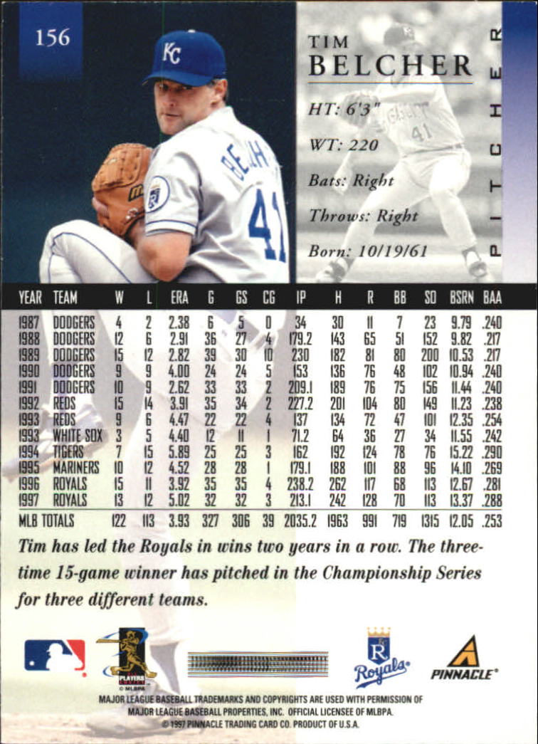 A7141- 1998 Pinnacle Baseball Cards 1-200 +Rookies -You Pick- 15+ FREE US SHIP - Picture 255 of 331