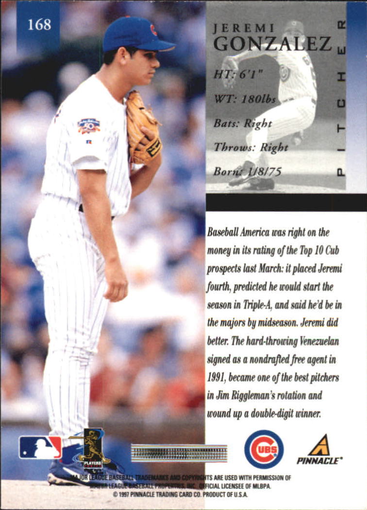 A7141- 1998 Pinnacle Baseball Cards 1-200 +Rookies -You Pick- 15+ FREE US SHIP - Picture 277 of 331