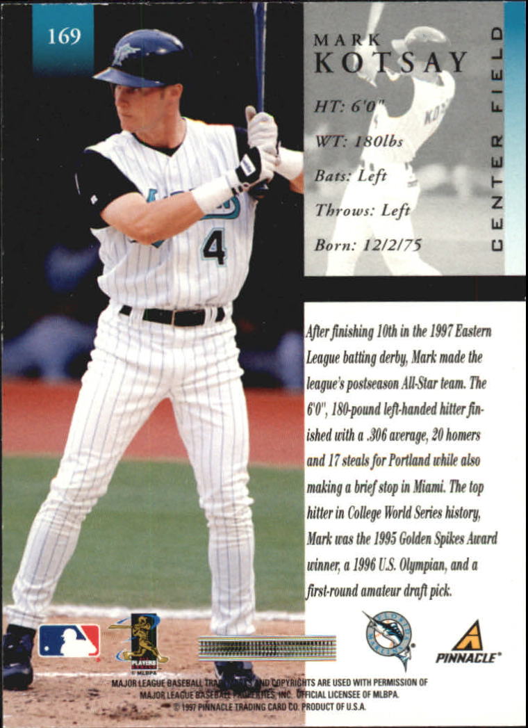 A7141- 1998 Pinnacle Baseball Cards 1-200 +Rookies -You Pick- 15+ FREE US SHIP - Picture 279 of 331