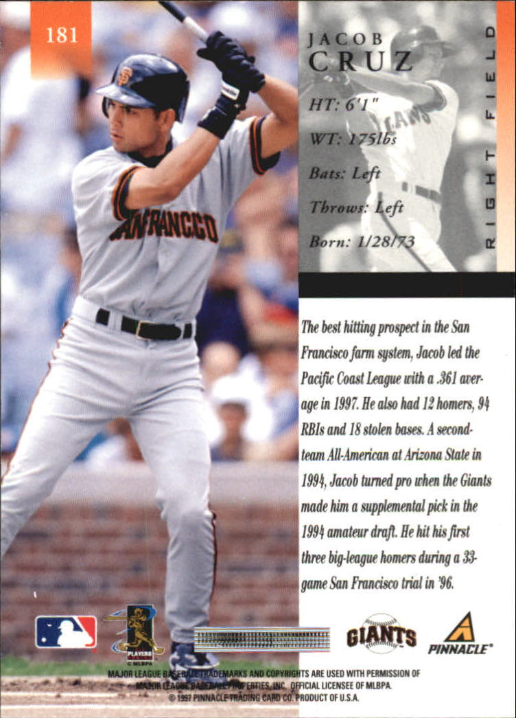 A7141- 1998 Pinnacle Baseball Cards 1-200 +Rookies -You Pick- 15+ FREE US SHIP - Picture 303 of 331