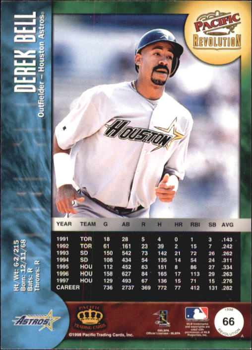 A9166- 1998 Revolution BB Card #s 1-148 +Inserts -You Pick- 15+ FREE US SHIP - Picture 112 of 253