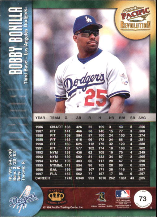 A9166- 1998 Revolution BB Card #s 1-148 +Inserts -You Pick- 15+ FREE US SHIP - Picture 122 of 253