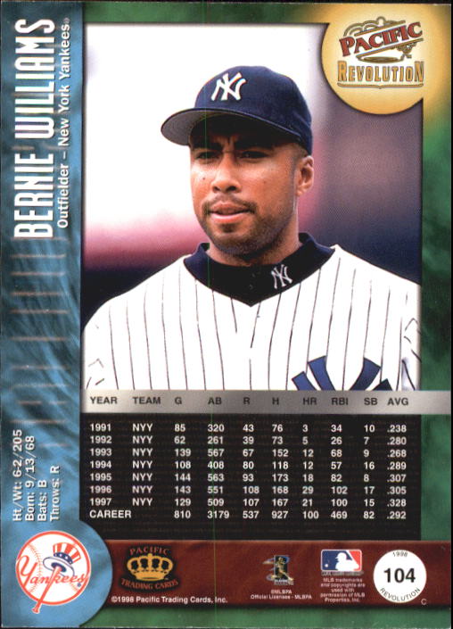 A9166- 1998 Revolution BB Card #s 1-148 +Inserts -You Pick- 15+ FREE US SHIP - Picture 178 of 253