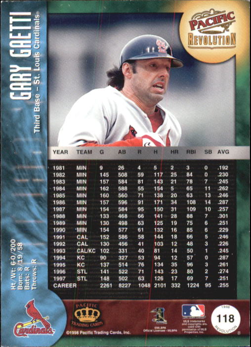 A9166- 1998 Revolution BB Card #s 1-148 +Inserts -You Pick- 15+ FREE US SHIP - Picture 202 of 253