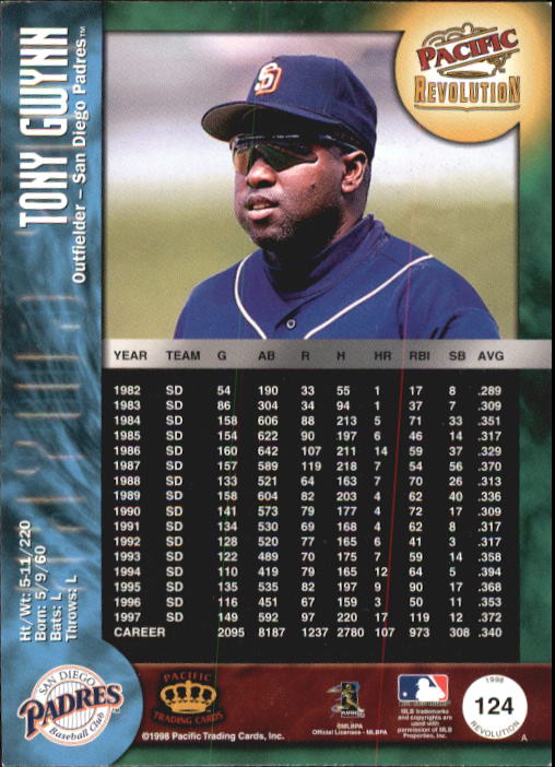 A9166- 1998 Revolution BB Card #s 1-148 +Inserts -You Pick- 15+ FREE US SHIP - Picture 212 of 253