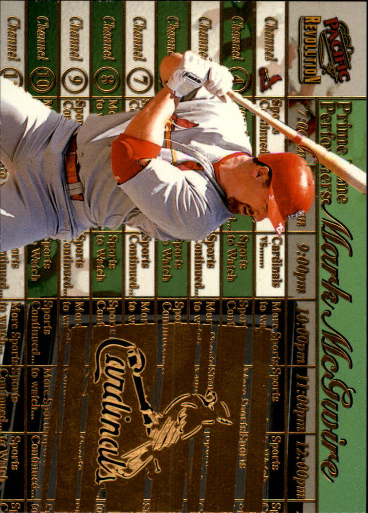 1998 Revolution Prime Time Performers #19 Mark McGwire