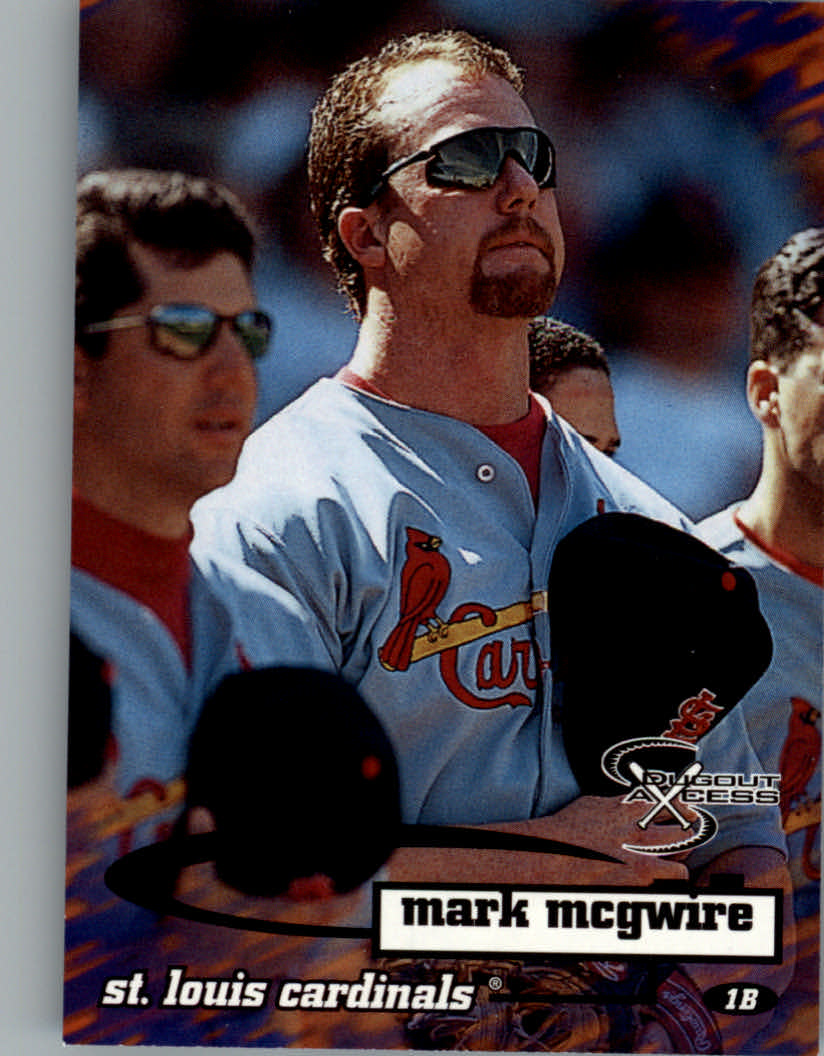 1998 SkyBox Dugout Axcess #41 Mark McGwire