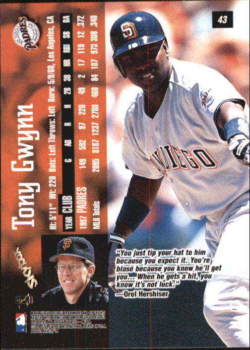 1998 Skybox Dugout Axcess Baseball "Main Set" Cards - Picture 49 of 195