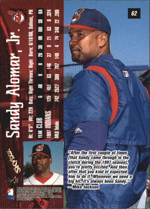 1998 Skybox Dugout Axcess Baseball "Main Set" Cards - Picture 75 of 195