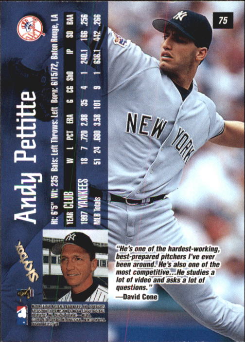 1998 Skybox Dugout Axcess Baseball "Main Set" Cards - Picture 89 of 195
