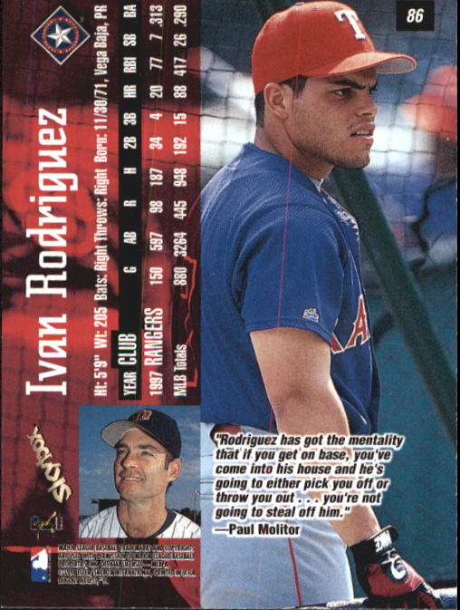 1998 Skybox Dugout Axcess Baseball "Main Set" Cards - Picture 107 of 195