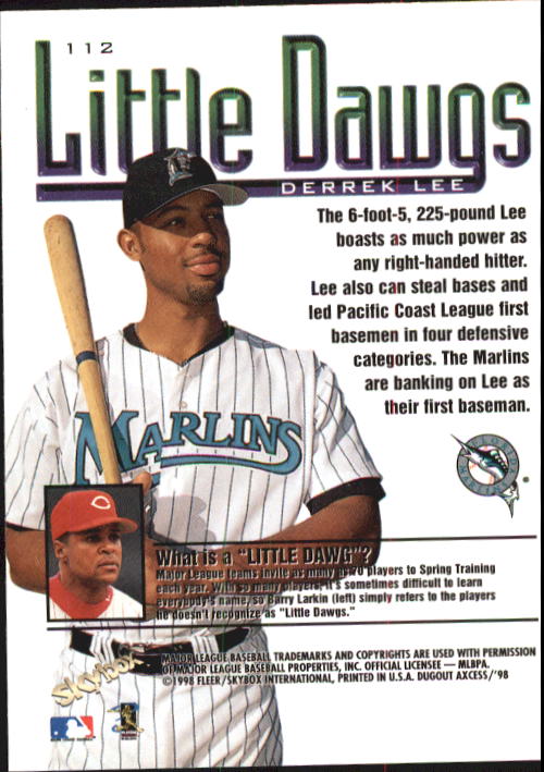1998 Skybox Dugout Axcess Baseball "Main Set" Cards - Picture 133 of 195