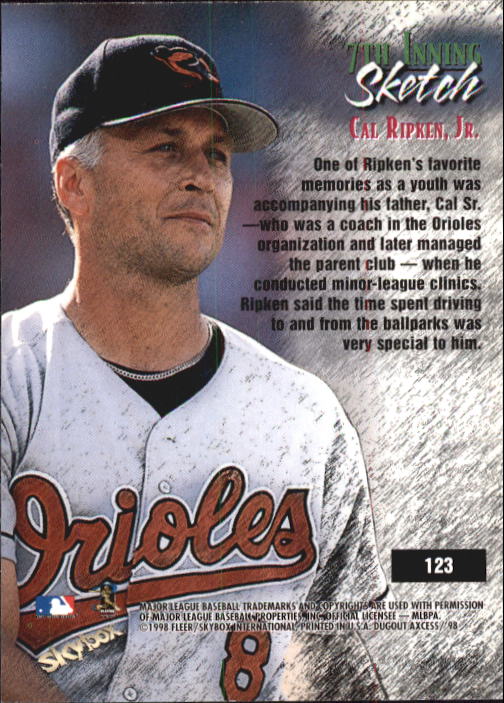 1998 Skybox Dugout Axcess Baseball "Main Set" Cards - Picture 149 of 195