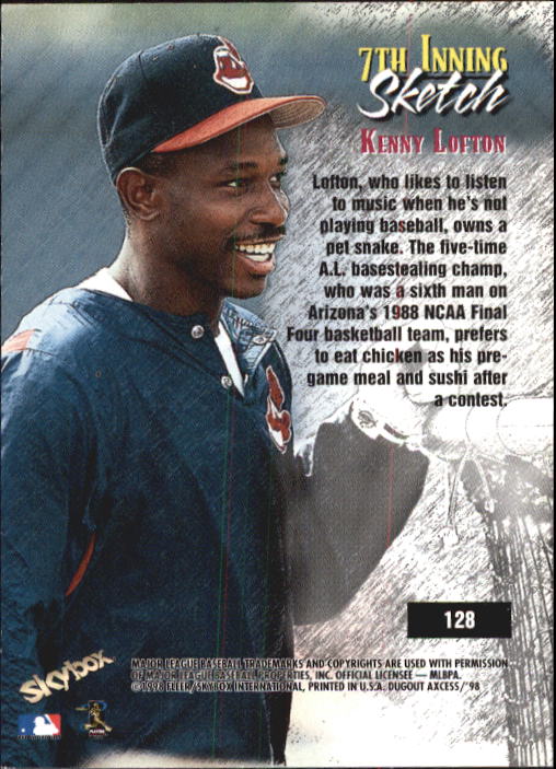 1998 Skybox Dugout Axcess Baseball "Main Set" Cards - Picture 153 of 195