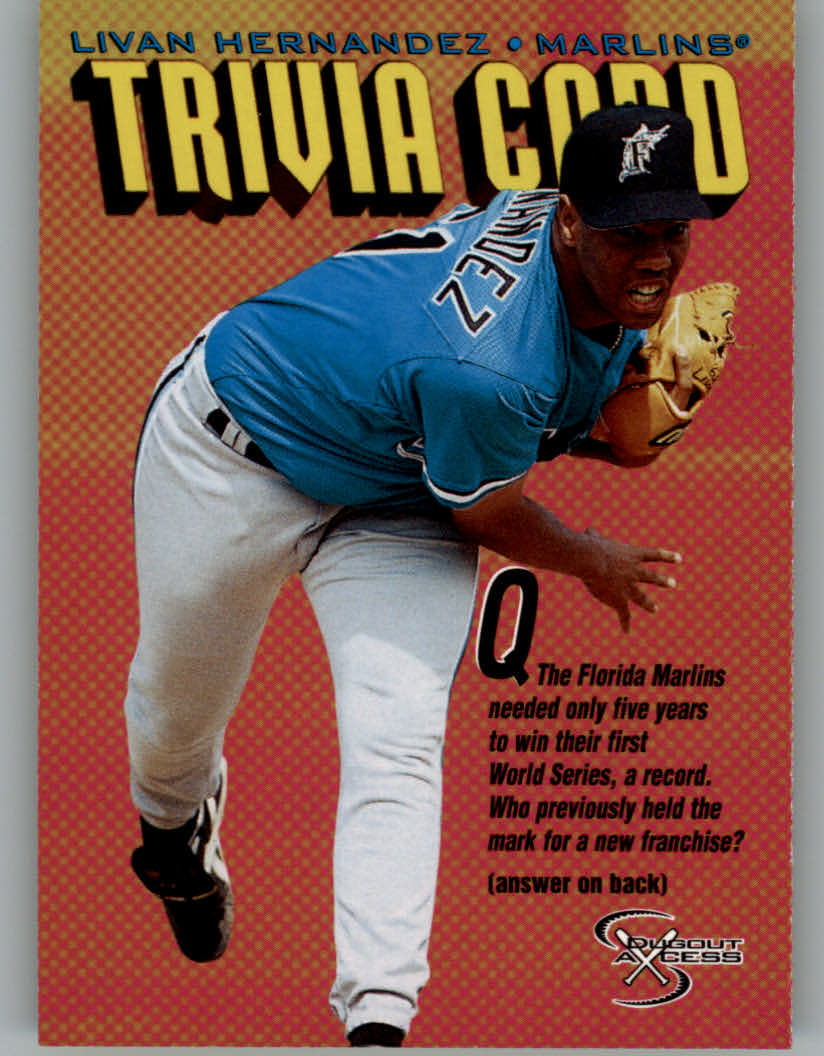 1998 Skybox Dugout Axcess Baseball "Main Set" Cards - Picture 178 of 195