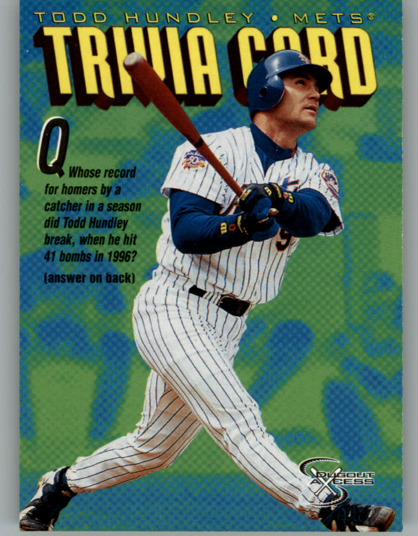 1998 Skybox Dugout Axcess Baseball "Main Set" Cards - Picture 194 of 195