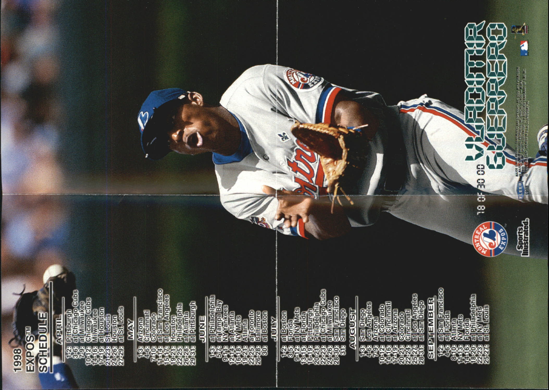 Vladimir Guerrero 1998 Sports Illustrated Then and Now #89 Montreal Expos