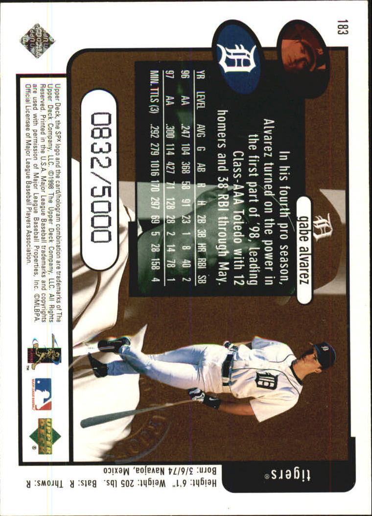 B3190- 1998 SPx Finite Assorted Baseball Cards -You Pick- 15+ FREE US SHIP - Picture 63 of 402