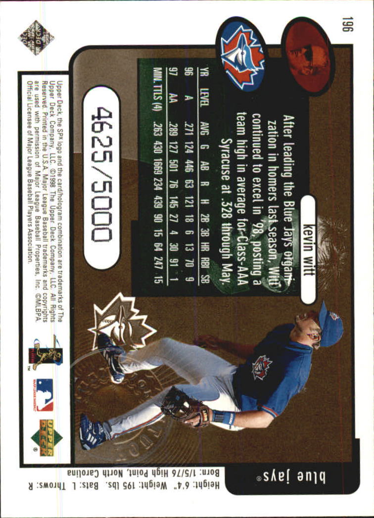 B3190- 1998 SPx Finite Assorted Baseball Cards -You Pick- 15+ FREE US SHIP - Picture 67 of 402