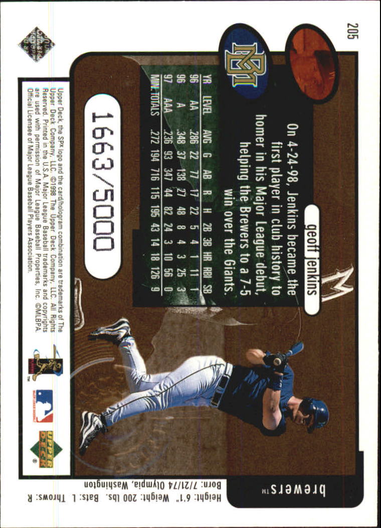 B3190- 1998 SPx Finite Assorted Baseball Cards -You Pick- 15+ FREE US SHIP - Picture 79 of 402
