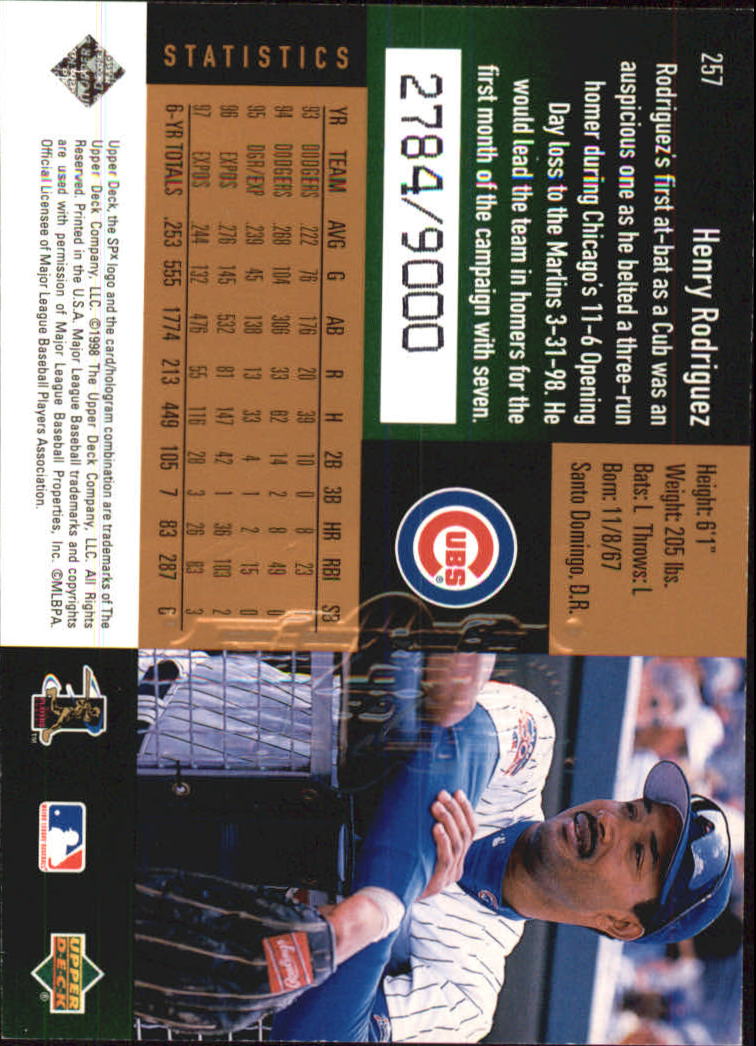 B3190- 1998 SPx Finite Assorted Baseball Cards -You Pick- 15+ FREE US SHIP - Picture 129 of 402