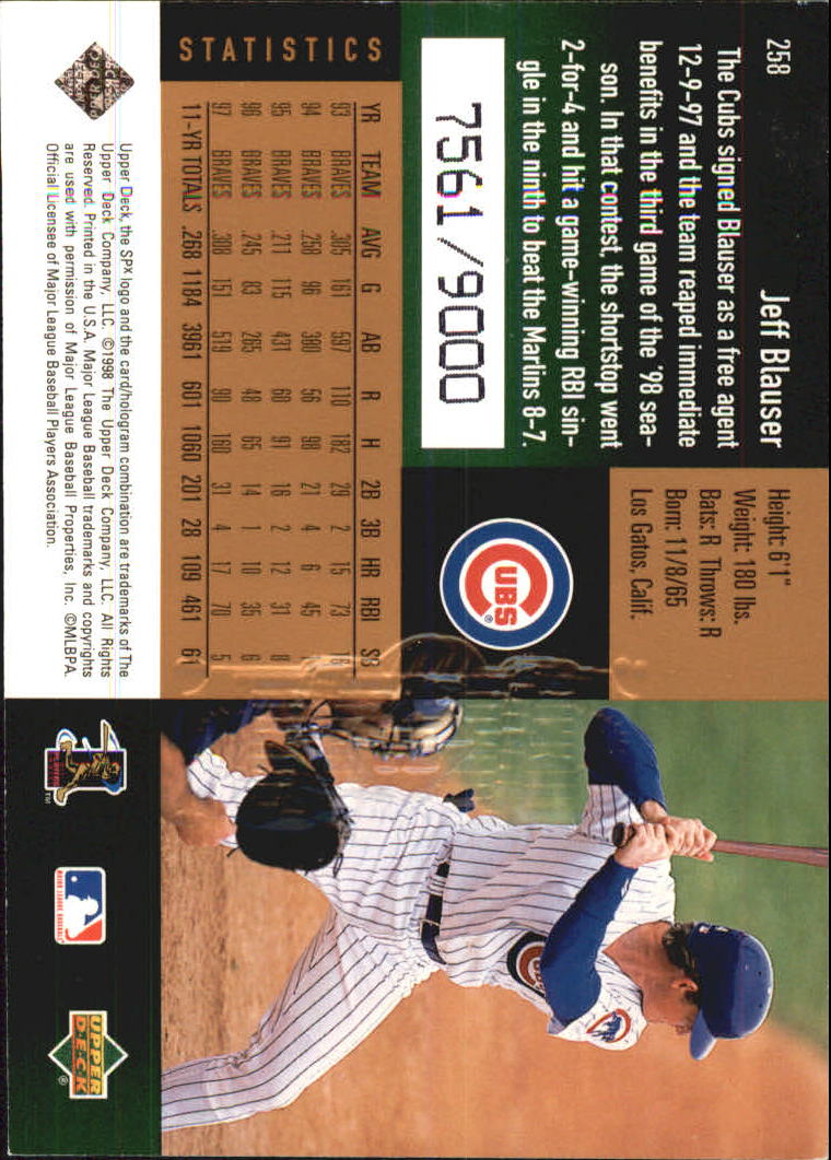 B3190- 1998 SPx Finite Assorted Baseball Cards -You Pick- 15+ FREE US SHIP - Picture 131 of 402