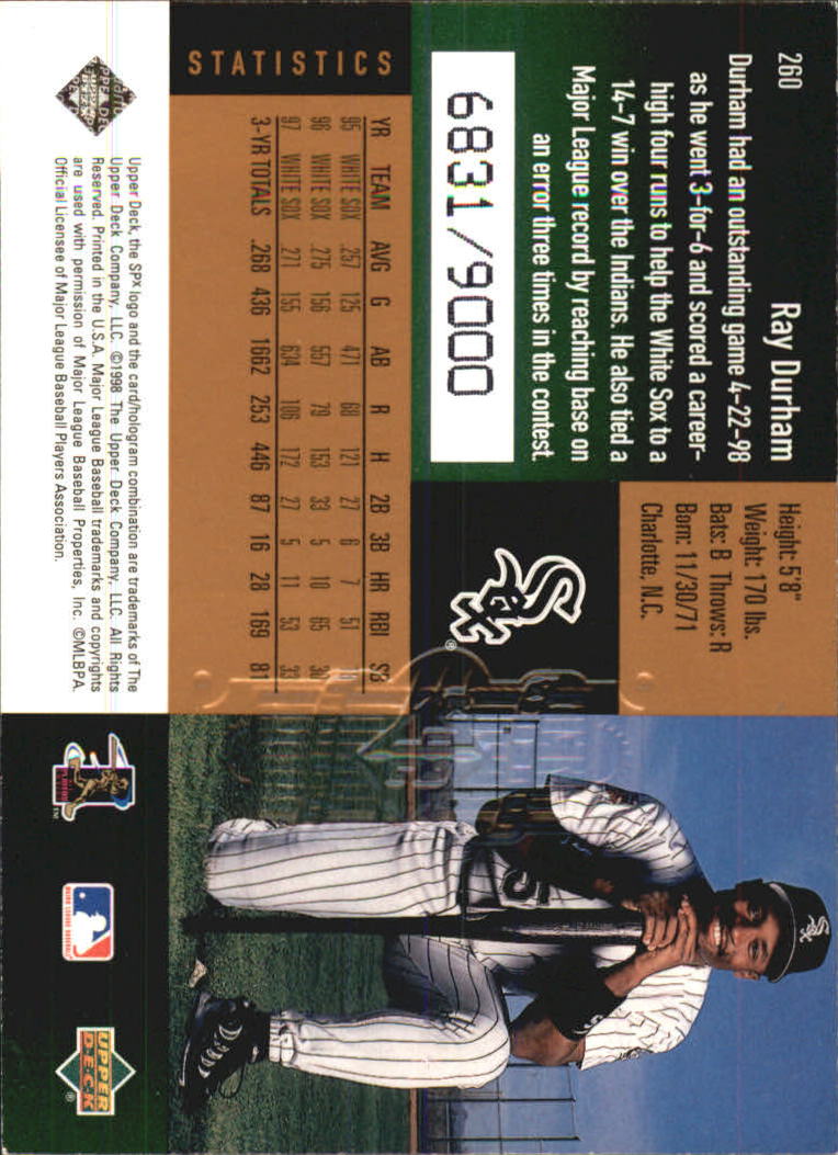 B3190- 1998 SPx Finite Assorted Baseball Cards -You Pick- 15+ FREE US SHIP - Picture 133 of 402