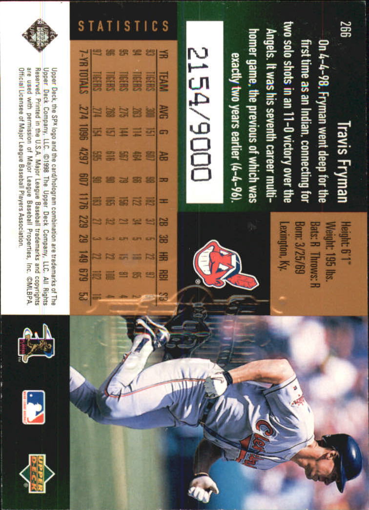 B3190- 1998 SPx Finite Assorted Baseball Cards -You Pick- 15+ FREE US SHIP - Picture 143 of 402