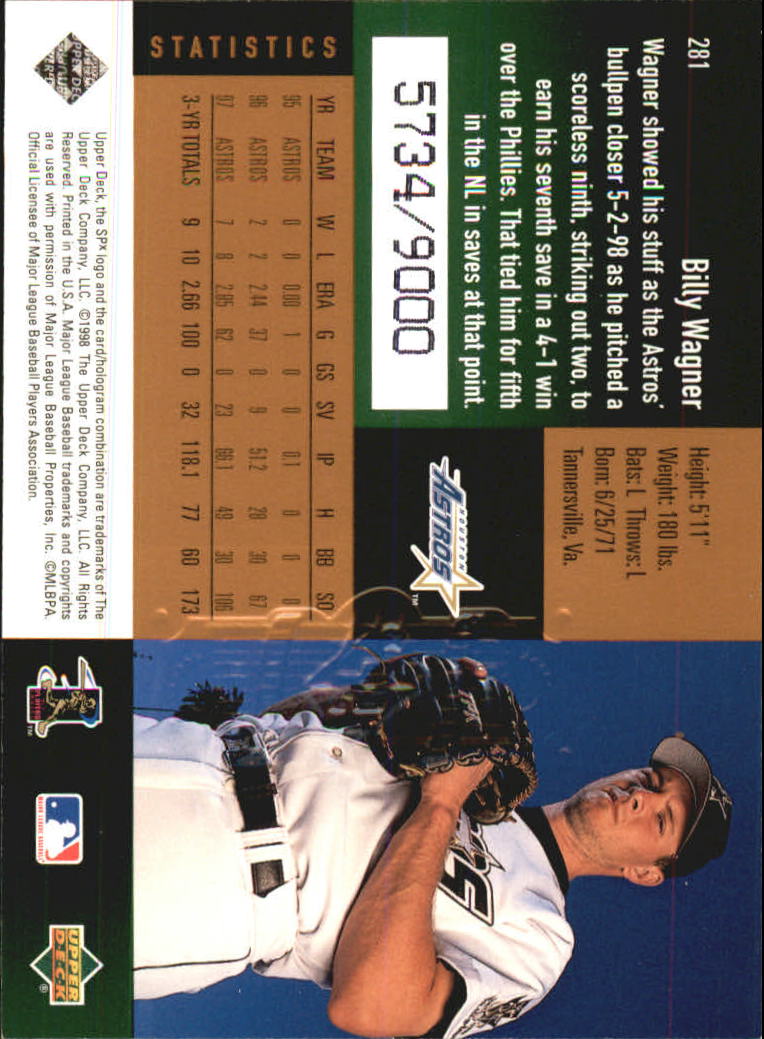 B3190- 1998 SPx Finite Assorted Baseball Cards -You Pick- 15+ FREE US SHIP - Picture 165 of 402