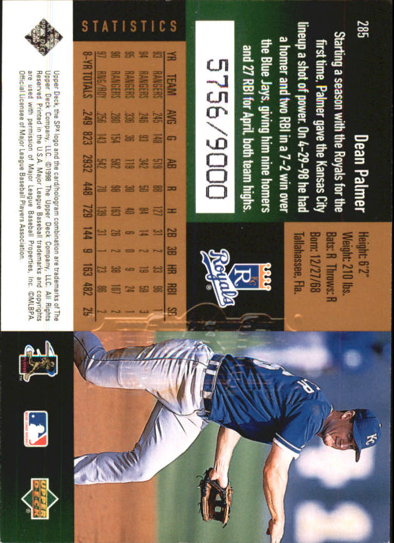 B3190- 1998 SPx Finite Assorted Baseball Cards -You Pick- 15+ FREE US SHIP - Picture 167 of 402