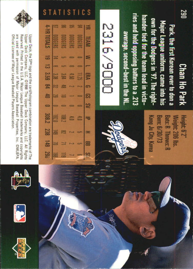 B3190- 1998 SPx Finite Assorted Baseball Cards -You Pick- 15+ FREE US SHIP - Picture 175 of 402
