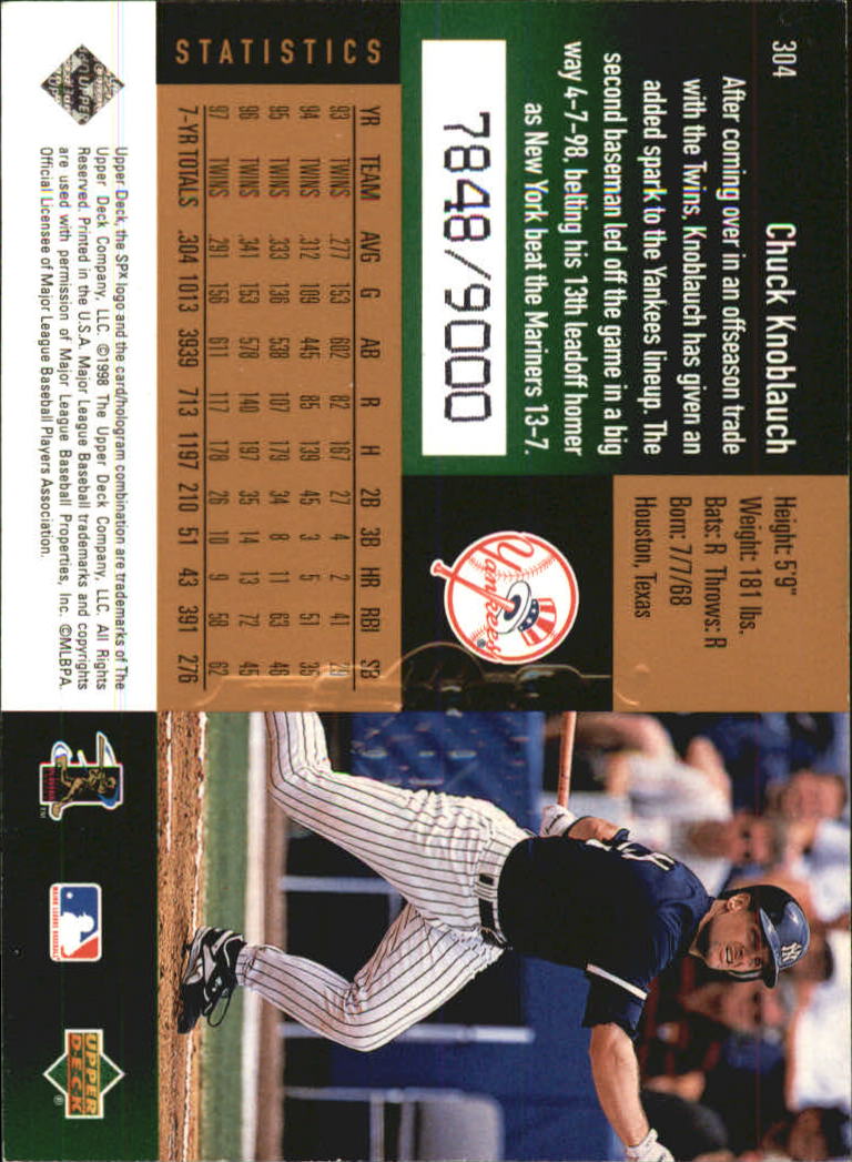 B3190- 1998 SPx Finite Assorted Baseball Cards -You Pick- 15+ FREE US SHIP - Picture 193 of 402