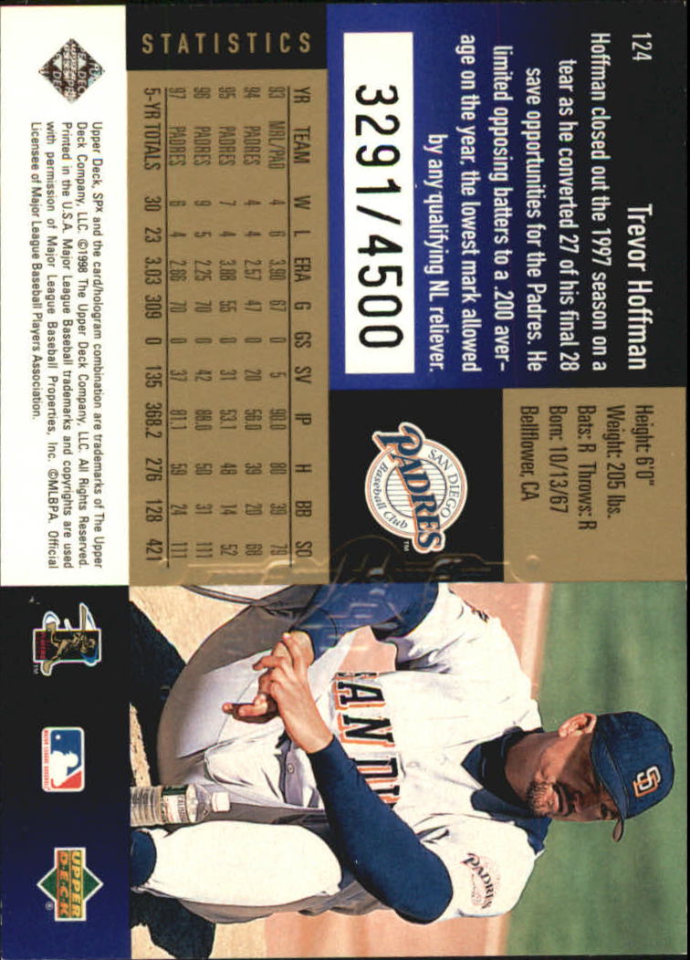 B3190- 1998 SPx Finite Assorted Baseball Cards -You Pick- 15+ FREE US SHIP - Picture 241 of 402