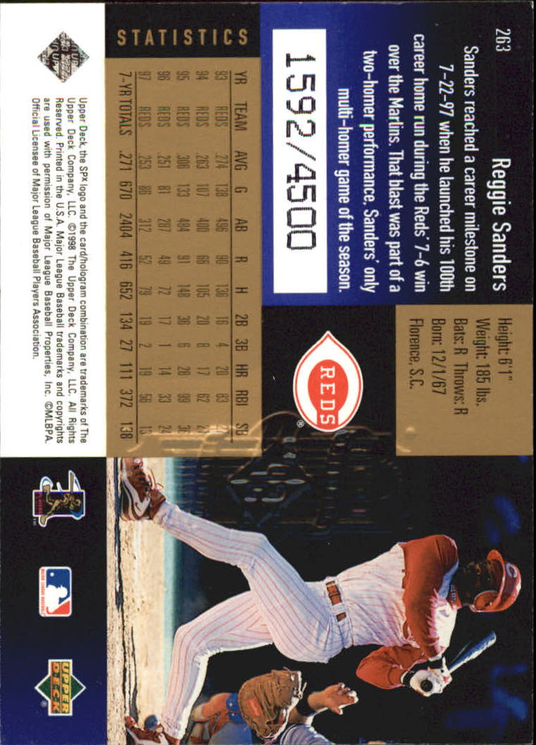 B3190- 1998 SPx Finite Assorted Baseball Cards -You Pick- 15+ FREE US SHIP - Picture 281 of 402