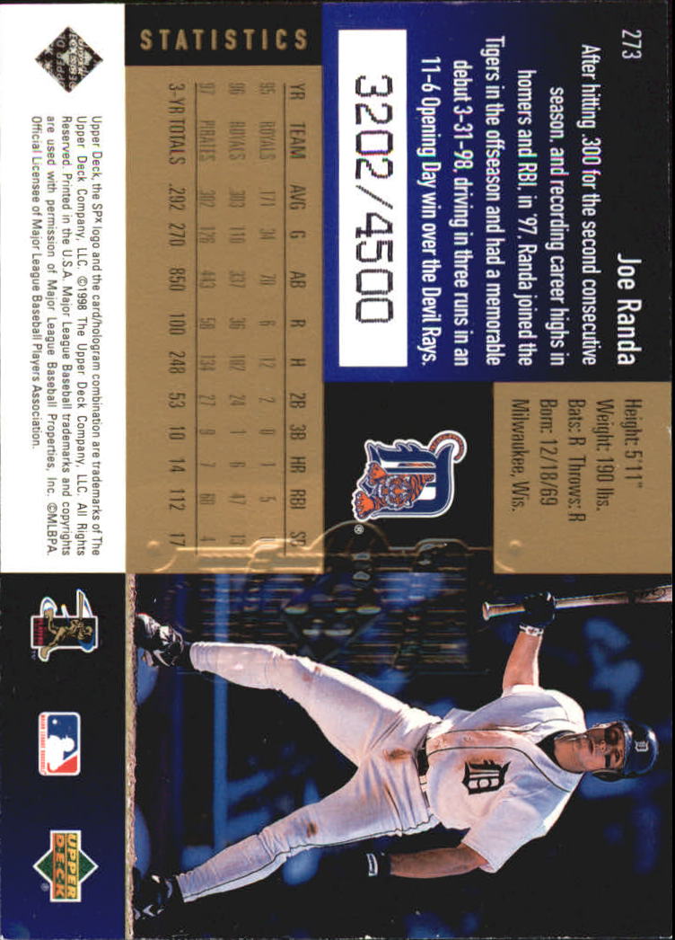 B3190- 1998 SPx Finite Assorted Baseball Cards -You Pick- 15+ FREE US SHIP - Picture 297 of 402