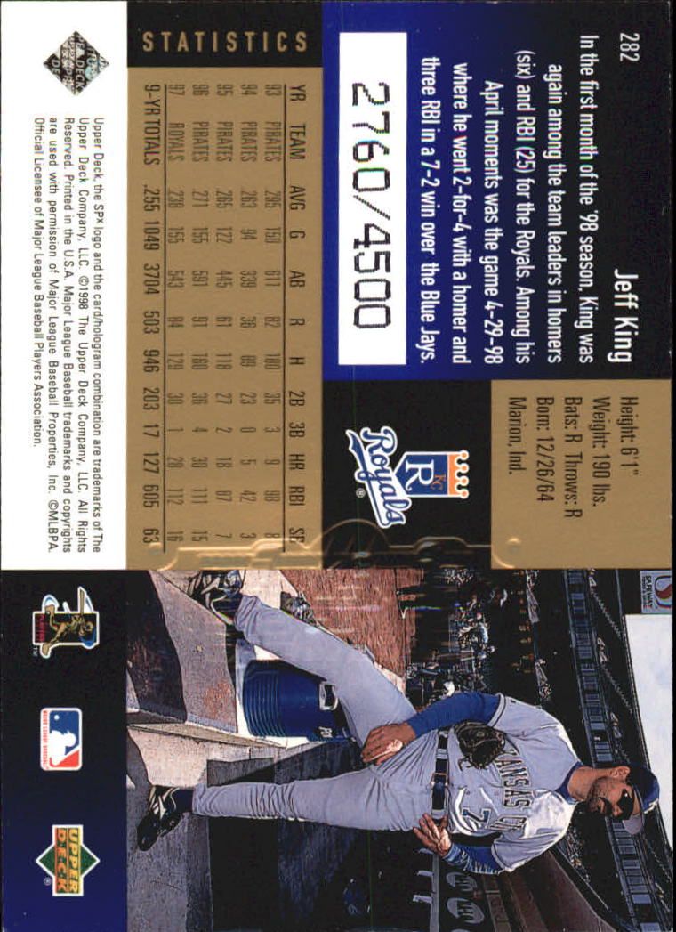 B3190- 1998 SPx Finite Assorted Baseball Cards -You Pick- 15+ FREE US SHIP - Picture 303 of 402