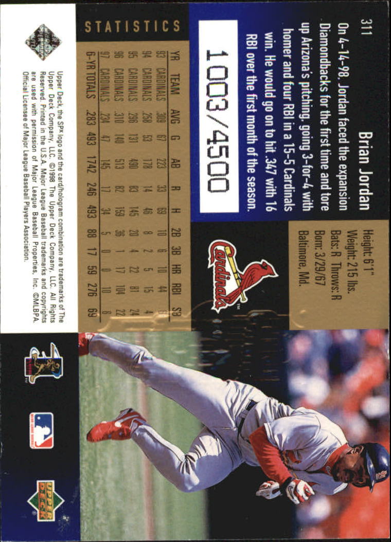 B3190- 1998 SPx Finite Assorted Baseball Cards -You Pick- 15+ FREE US SHIP - Picture 327 of 402