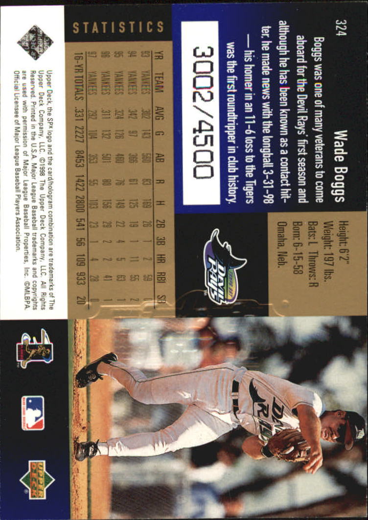 B3190- 1998 SPx Finite Assorted Baseball Cards -You Pick- 15+ FREE US SHIP - Picture 335 of 402