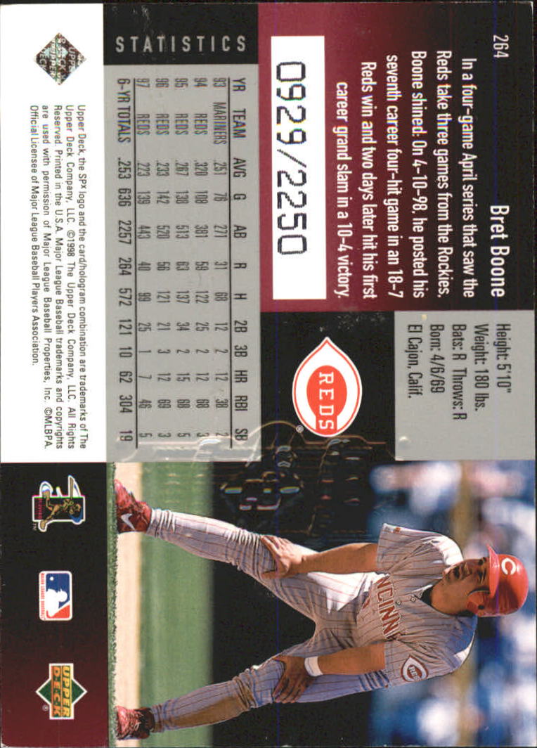 B3190- 1998 SPx Finite Assorted Baseball Cards -You Pick- 15+ FREE US SHIP - Picture 370 of 402