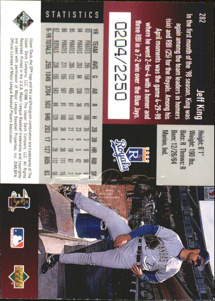 B3190- 1998 SPx Finite Assorted Baseball Cards -You Pick- 15+ FREE US SHIP - Picture 378 of 402