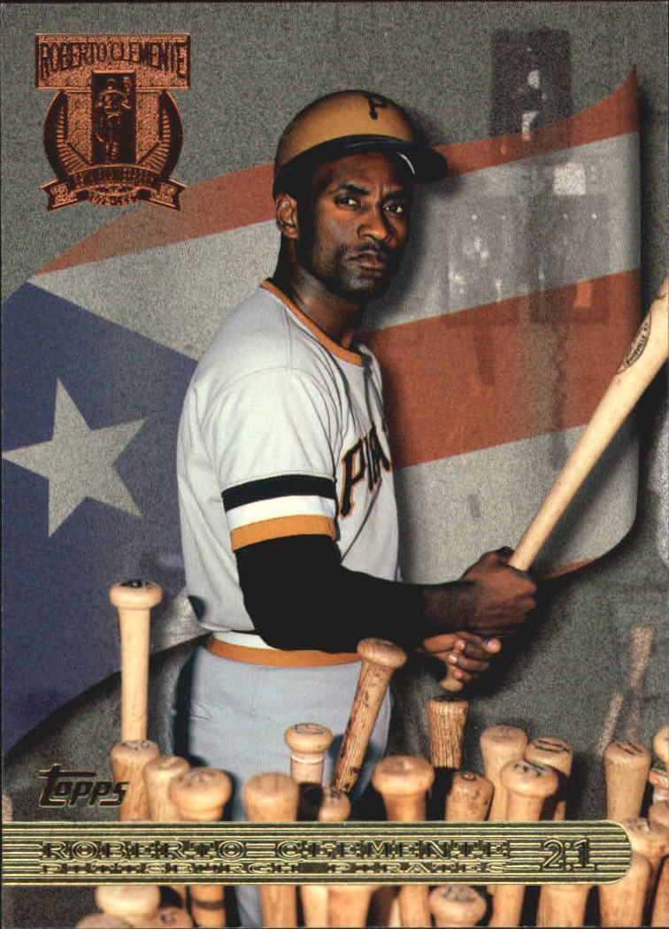 1998 Topps Clemente Tribute #RC1 Roberto Clemente/Picking Bat from Rack